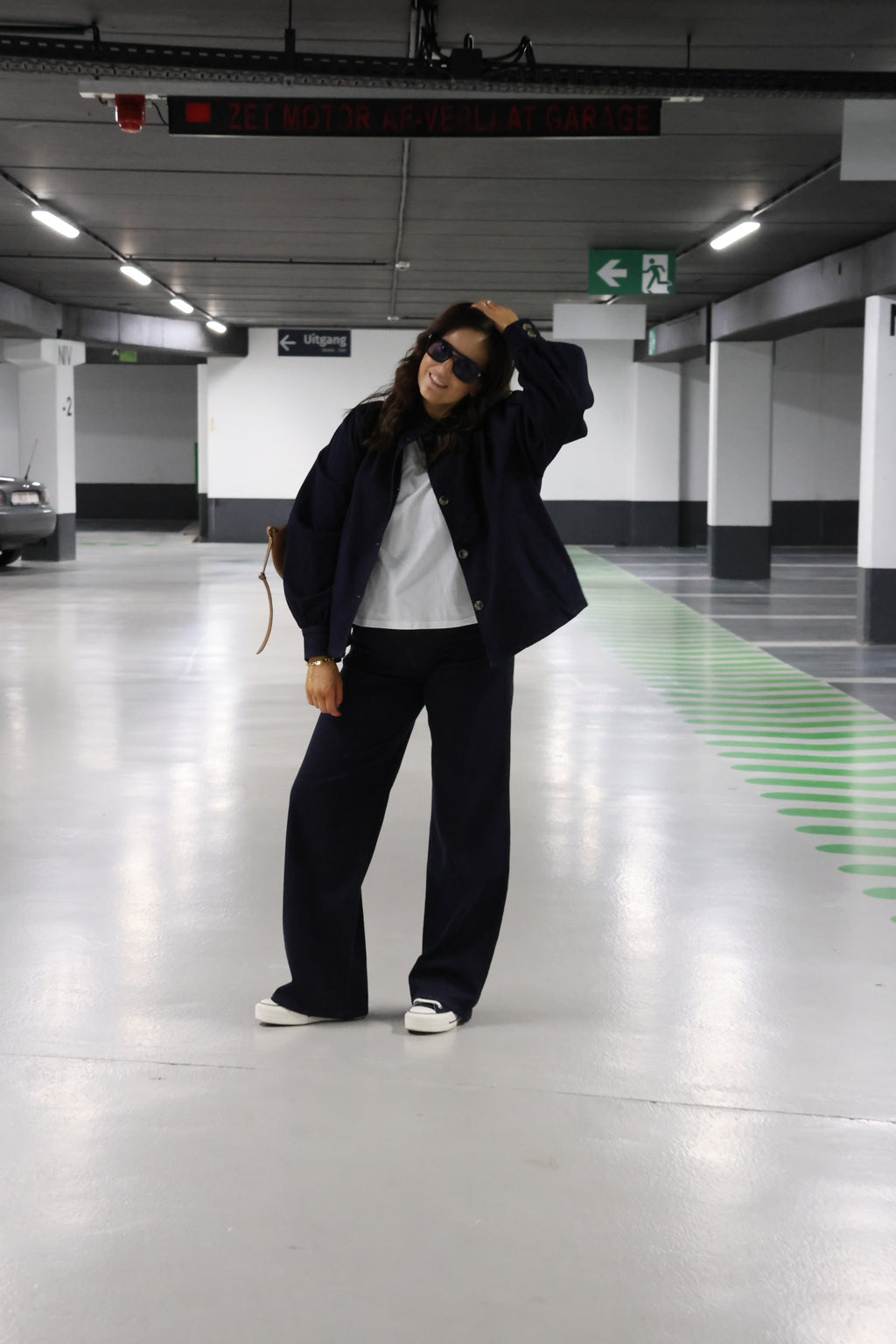 Boxy longsleeve wit