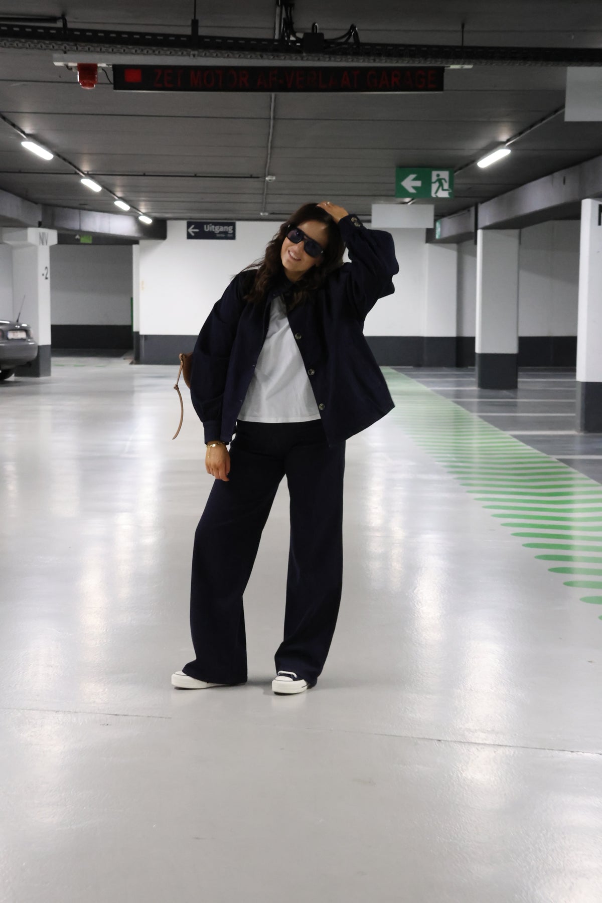 Boxy longsleeve wit