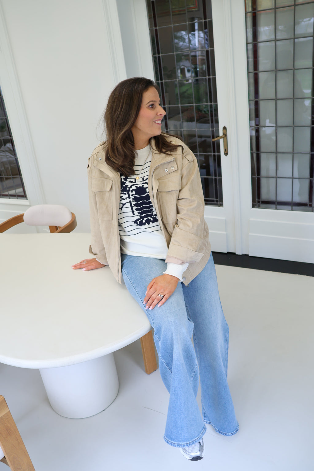 Lobster striped jumper