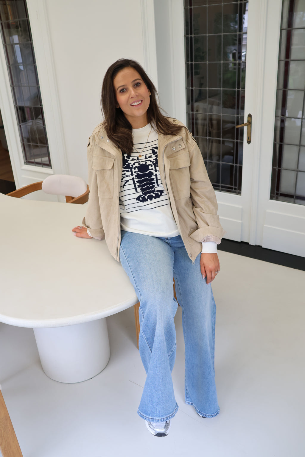 Lobster striped jumper