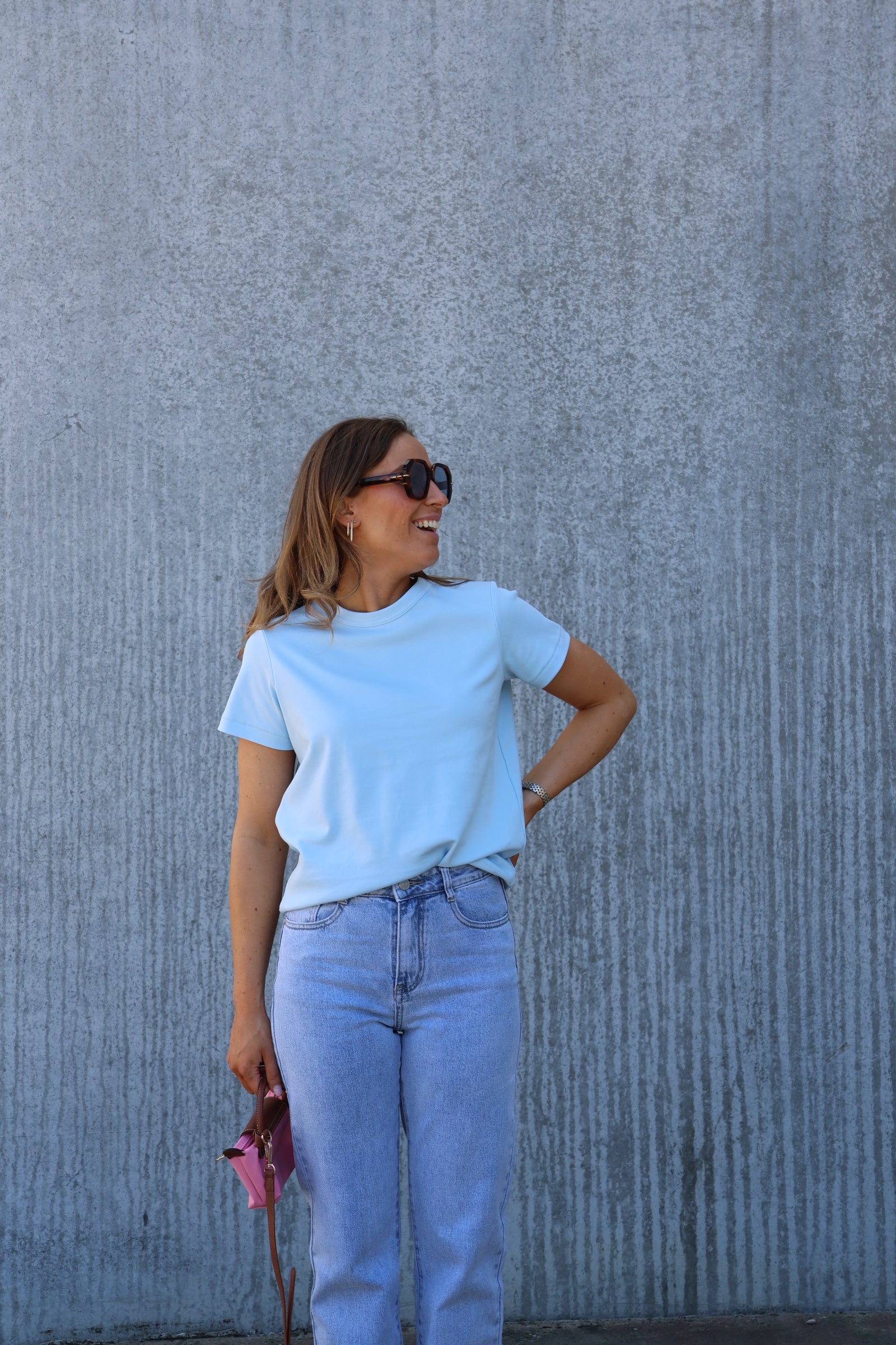 Marie musthave T-shirt lichtblauw
