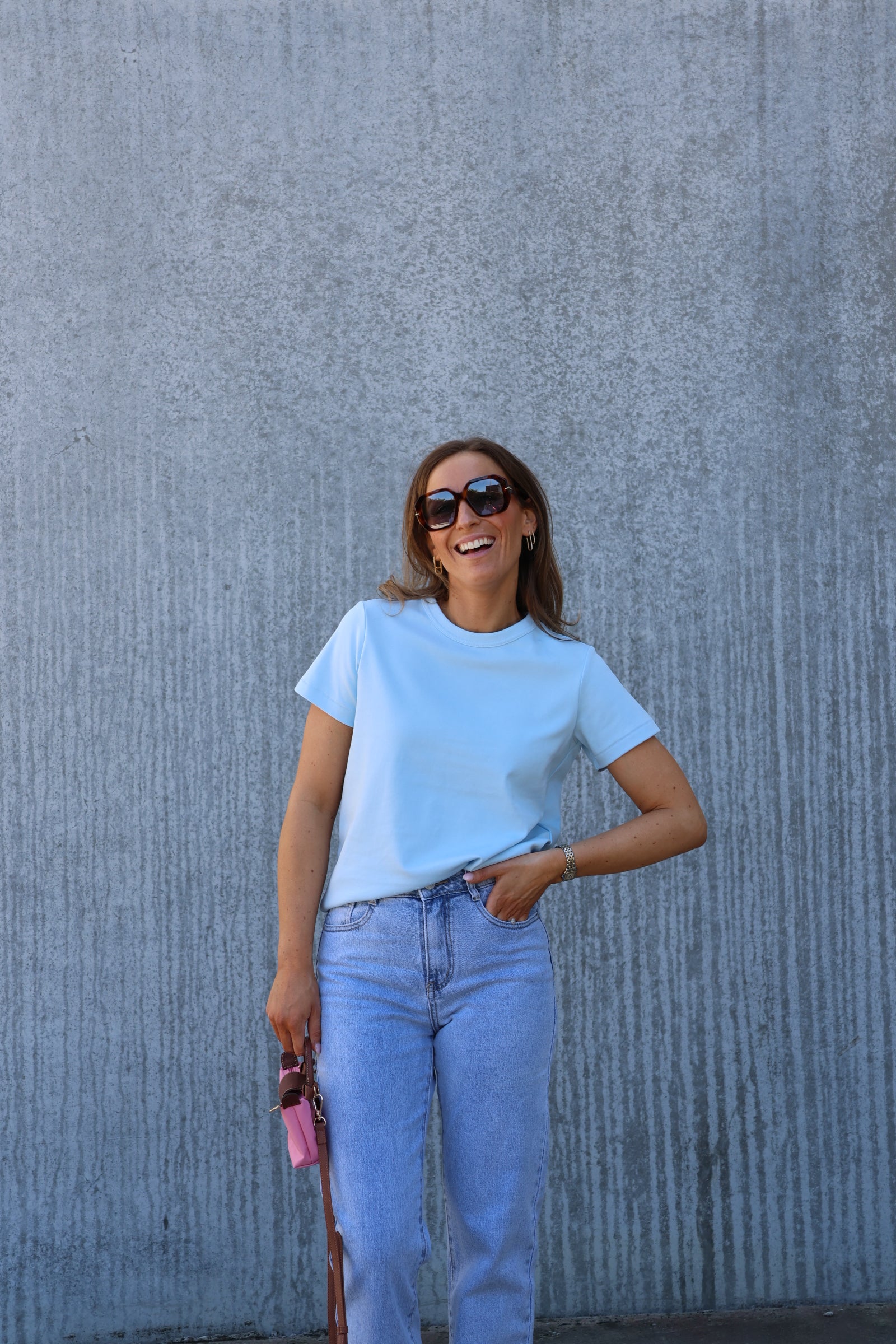Marie musthave T-shirt lichtblauw