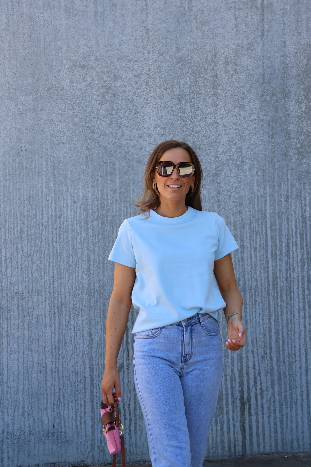 Marie musthave T-shirt lichtblauw