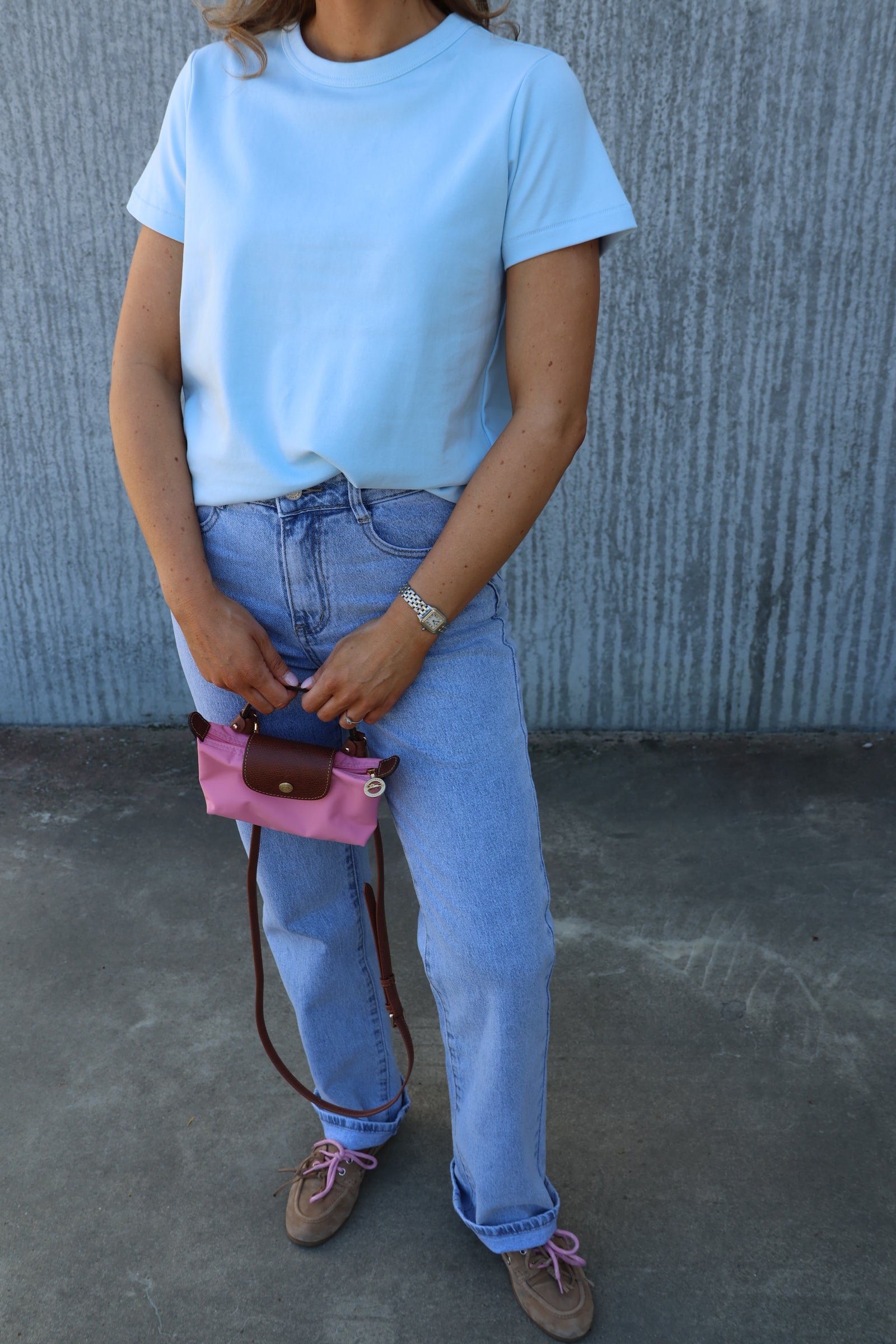 Tine high rise straight jeans