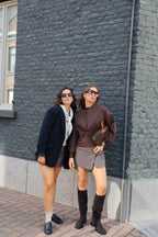 Elly carreaux skort