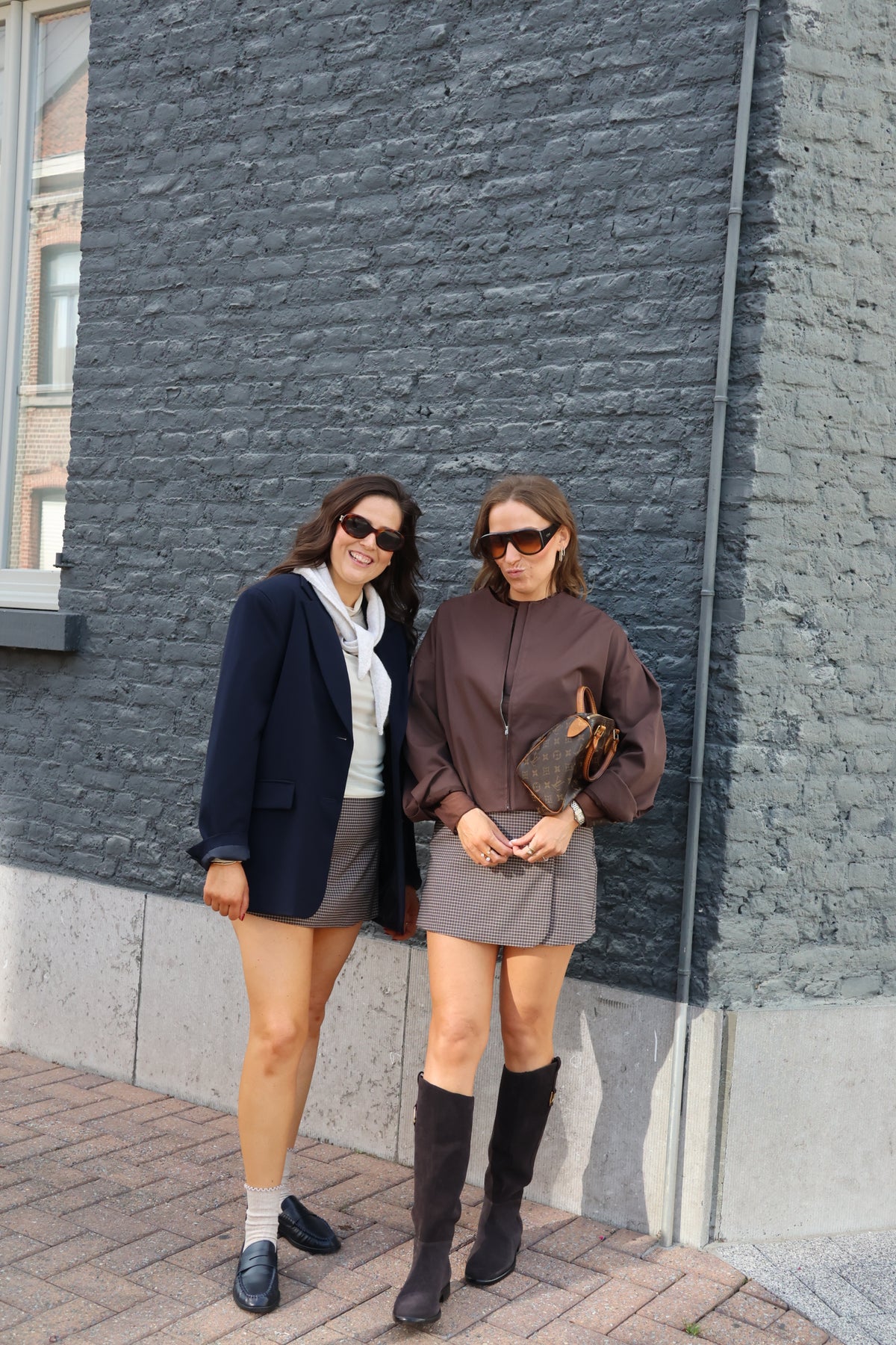 Babs cropped jasje bruin