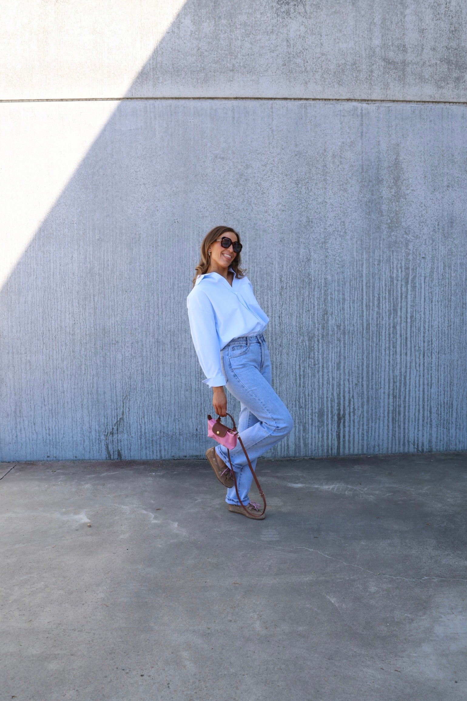 Tine high rise straight jeans