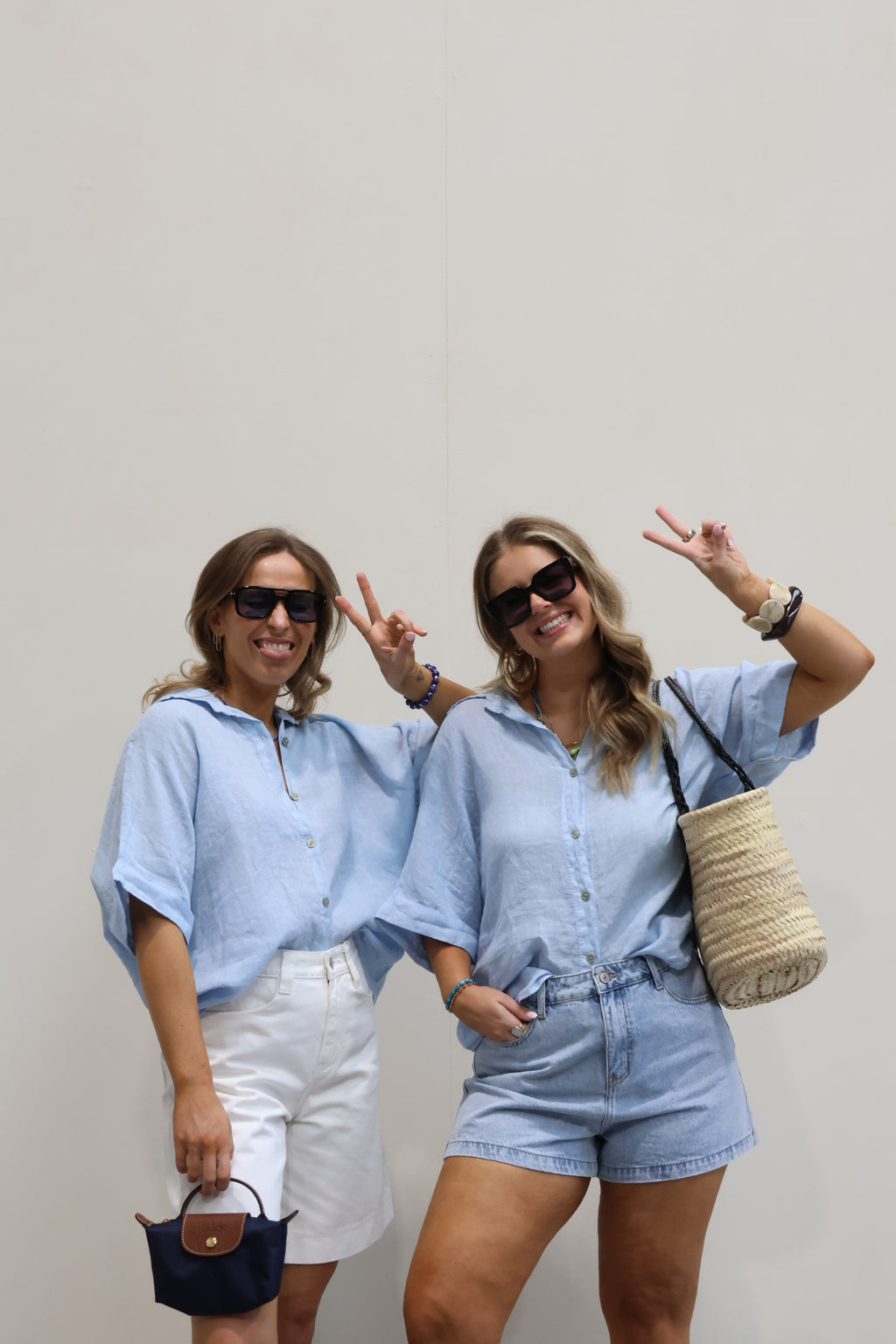 Lotte short light denim