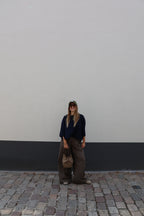 Emma cropped T-shirt marine