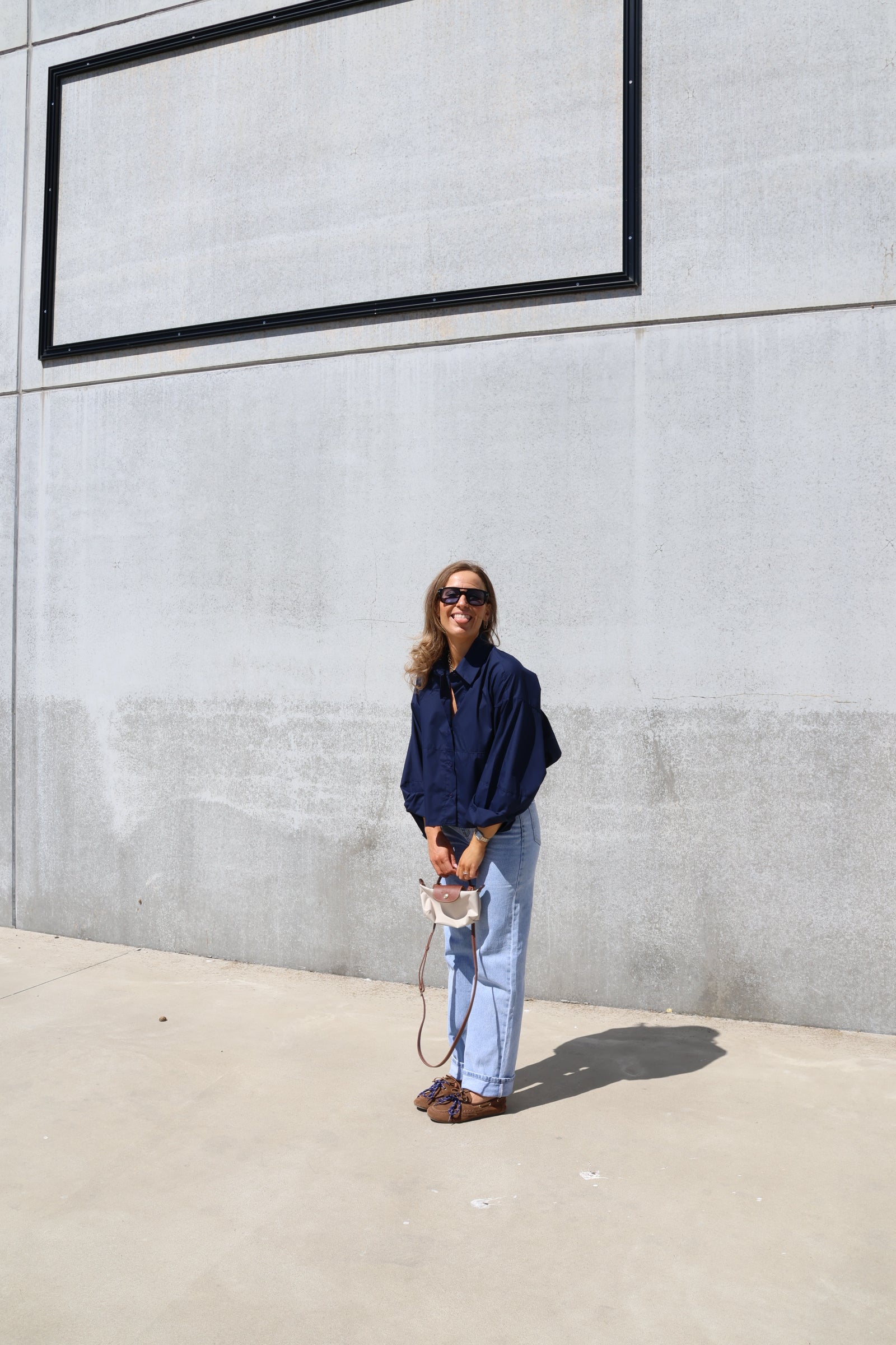 Tine high rise straight jeans