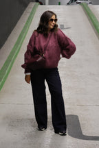 Zarah wide leg jeans dark denim