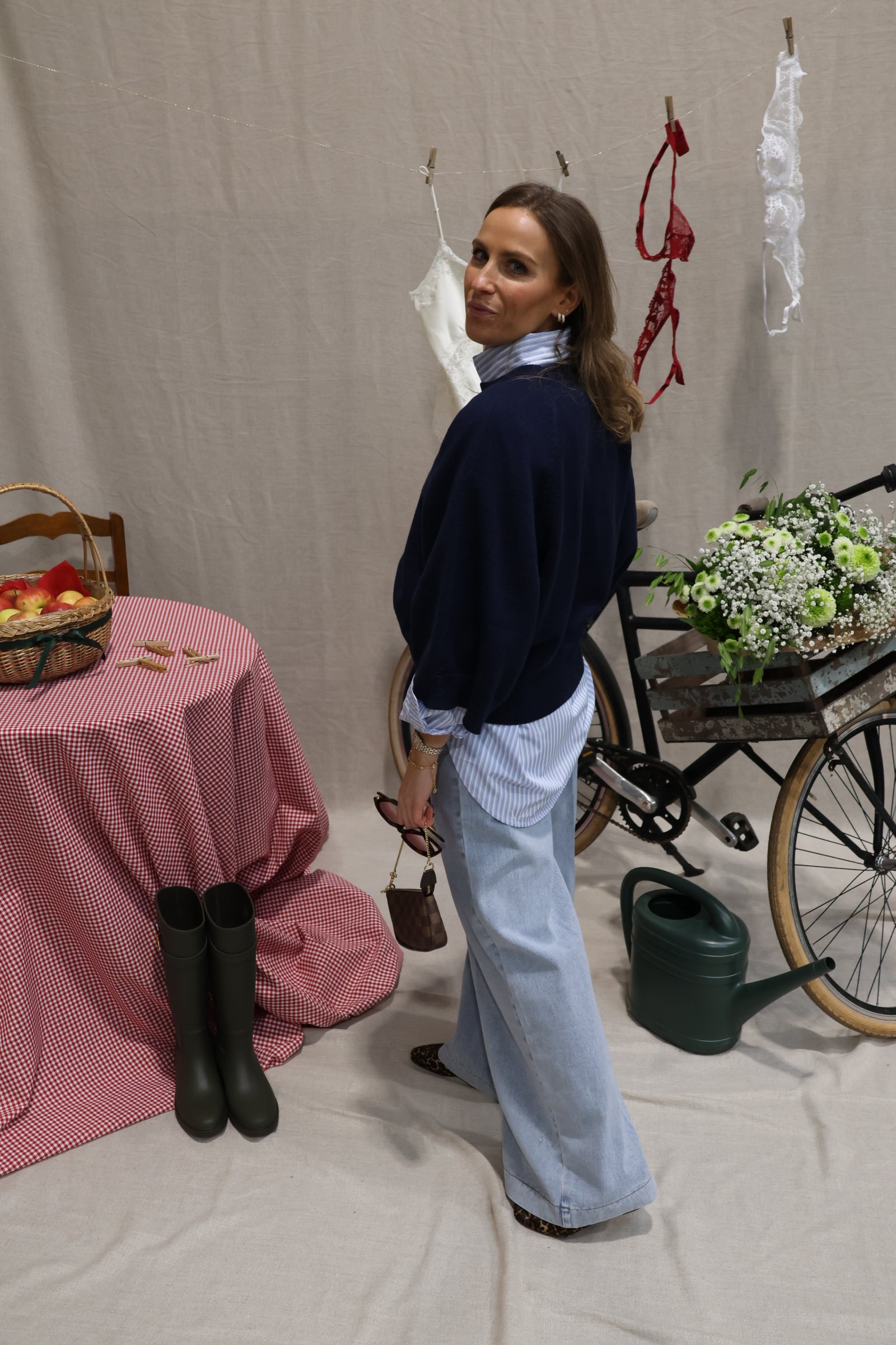 Aveline pulletje navy