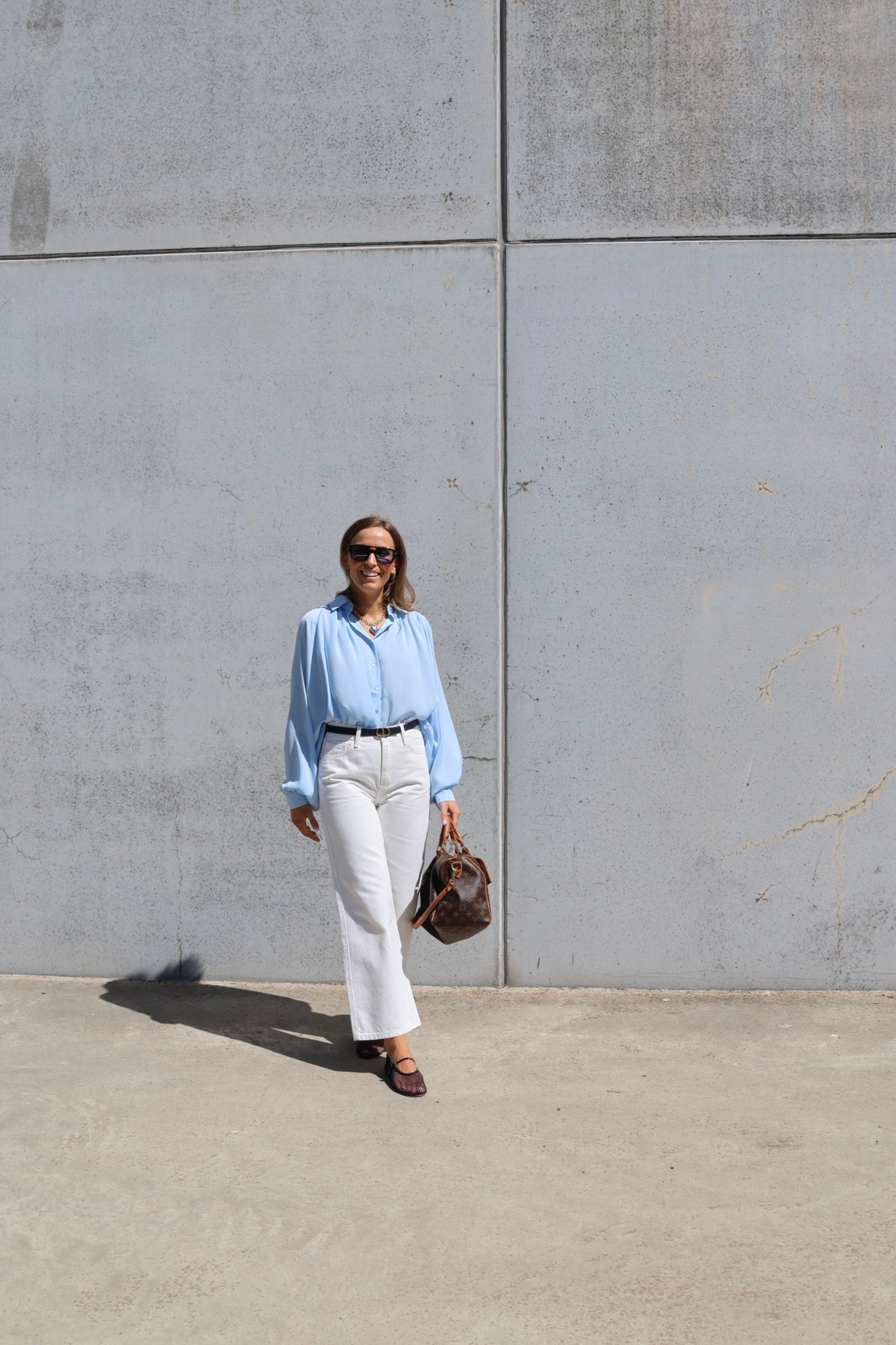 Helena blouse met wijde mouw