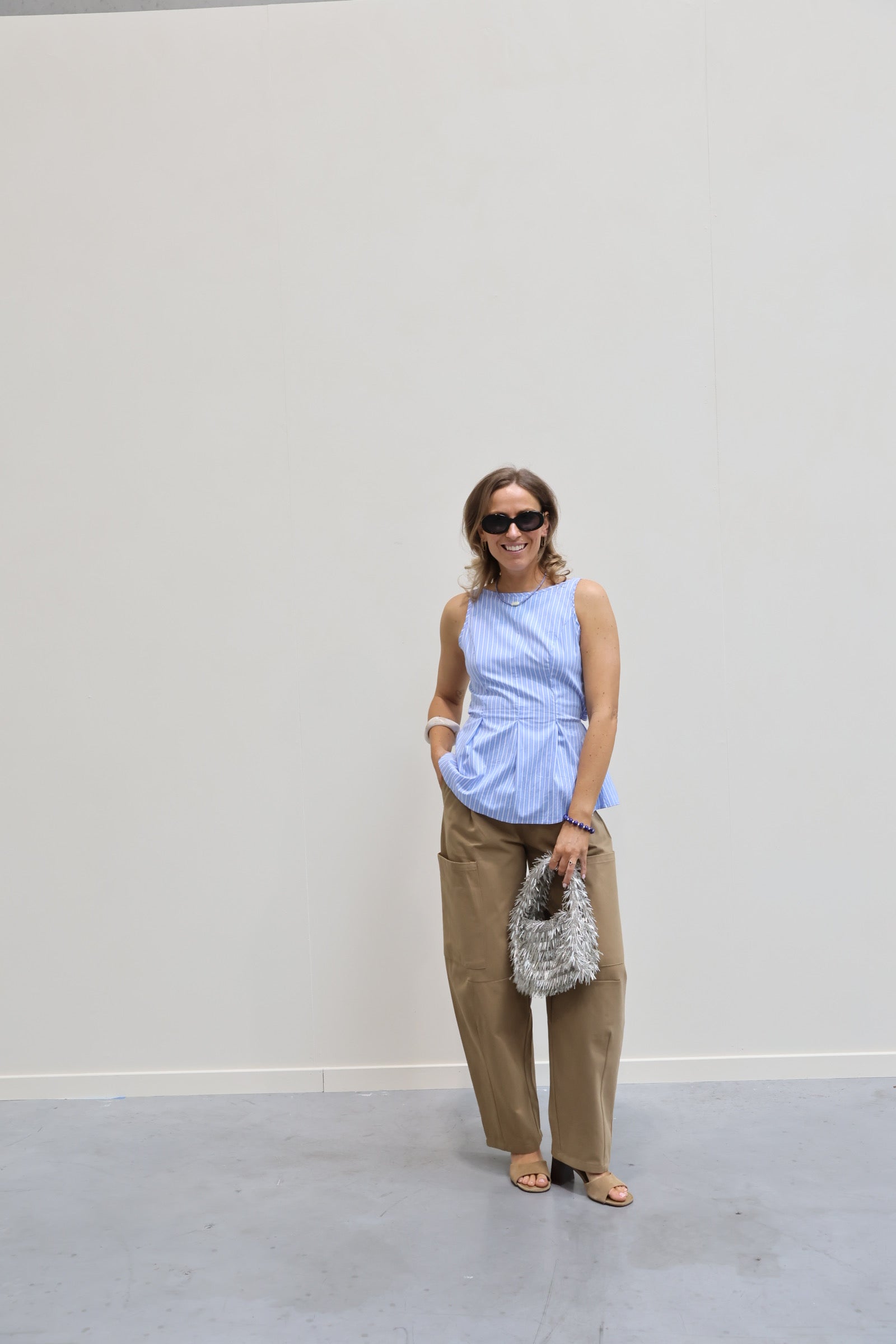 Cargo balloon broek camel