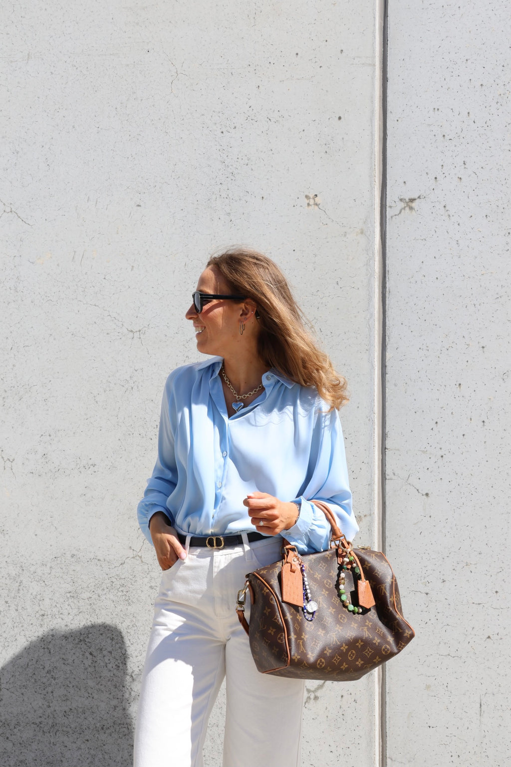 Helena blouse met wijde mouw