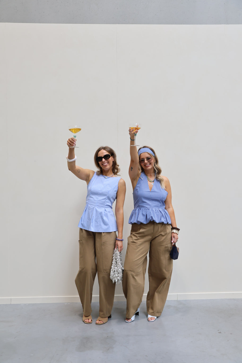 Cargo balloon broek camel
