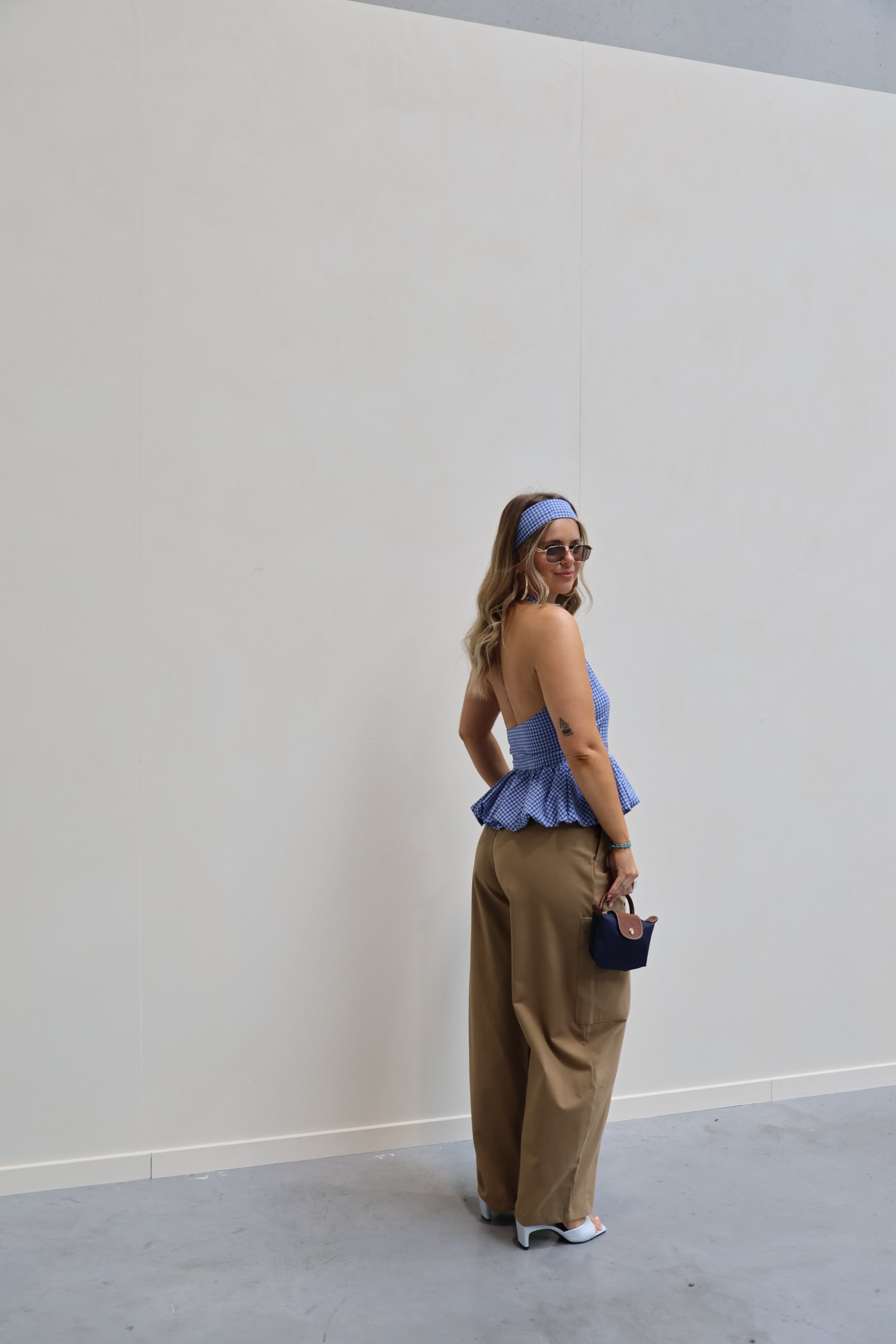 Cargo balloon broek camel