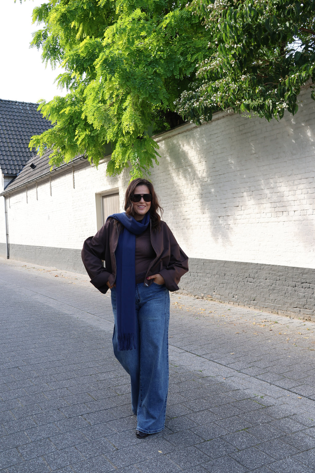 Zoë mesh top bruin
