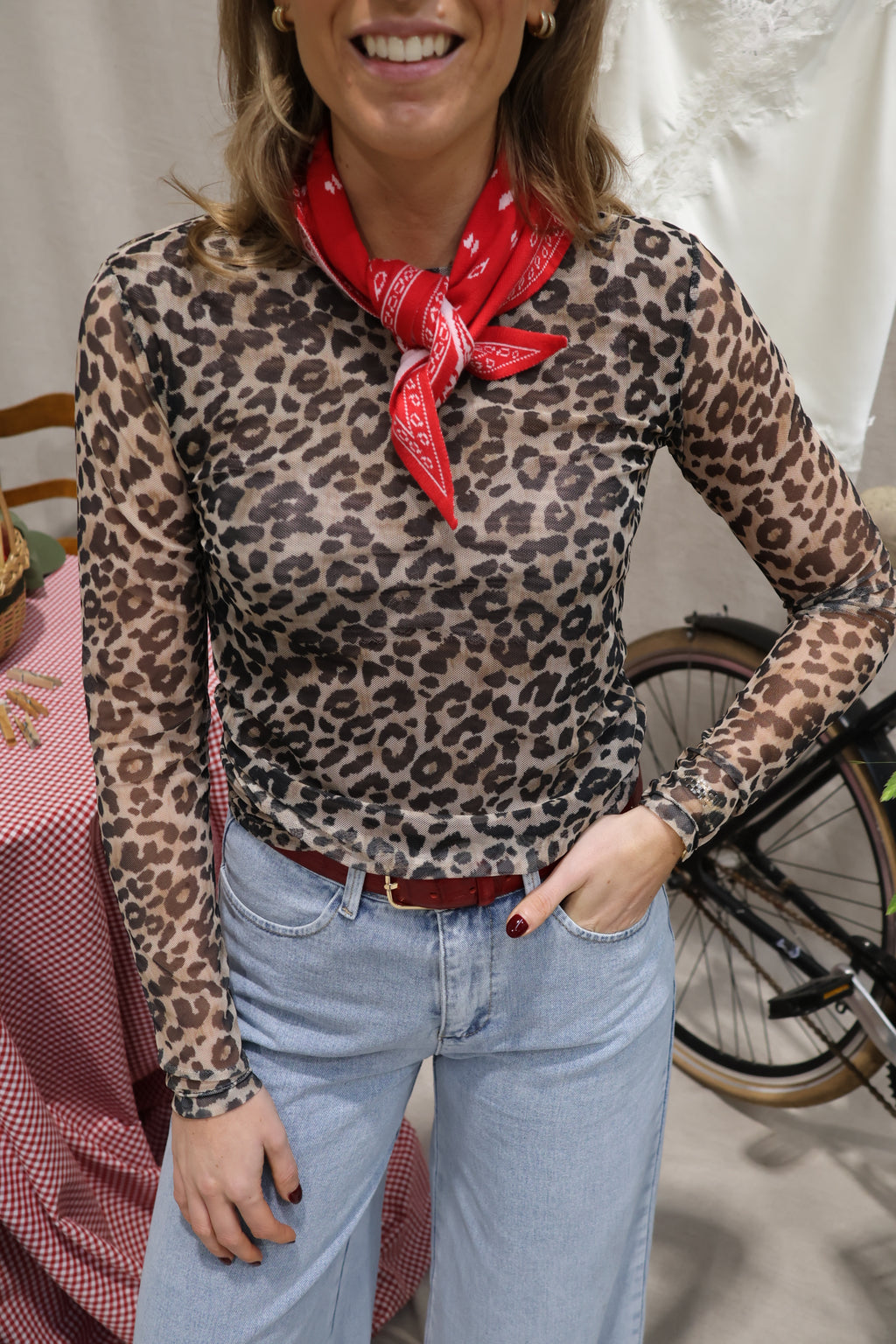 Kiki leopard longsleeve