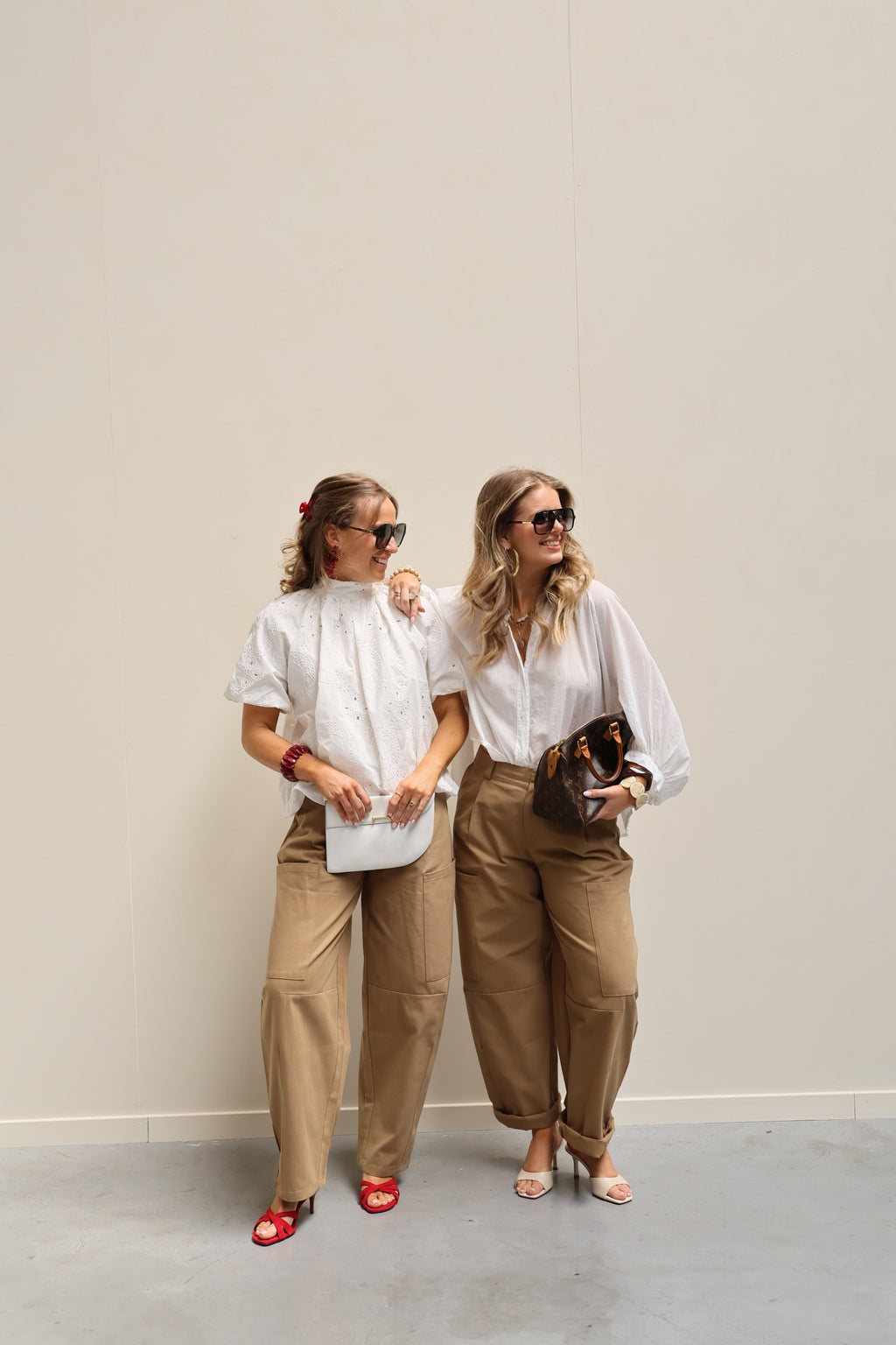 Juliette blouse met wijde mouwen wit