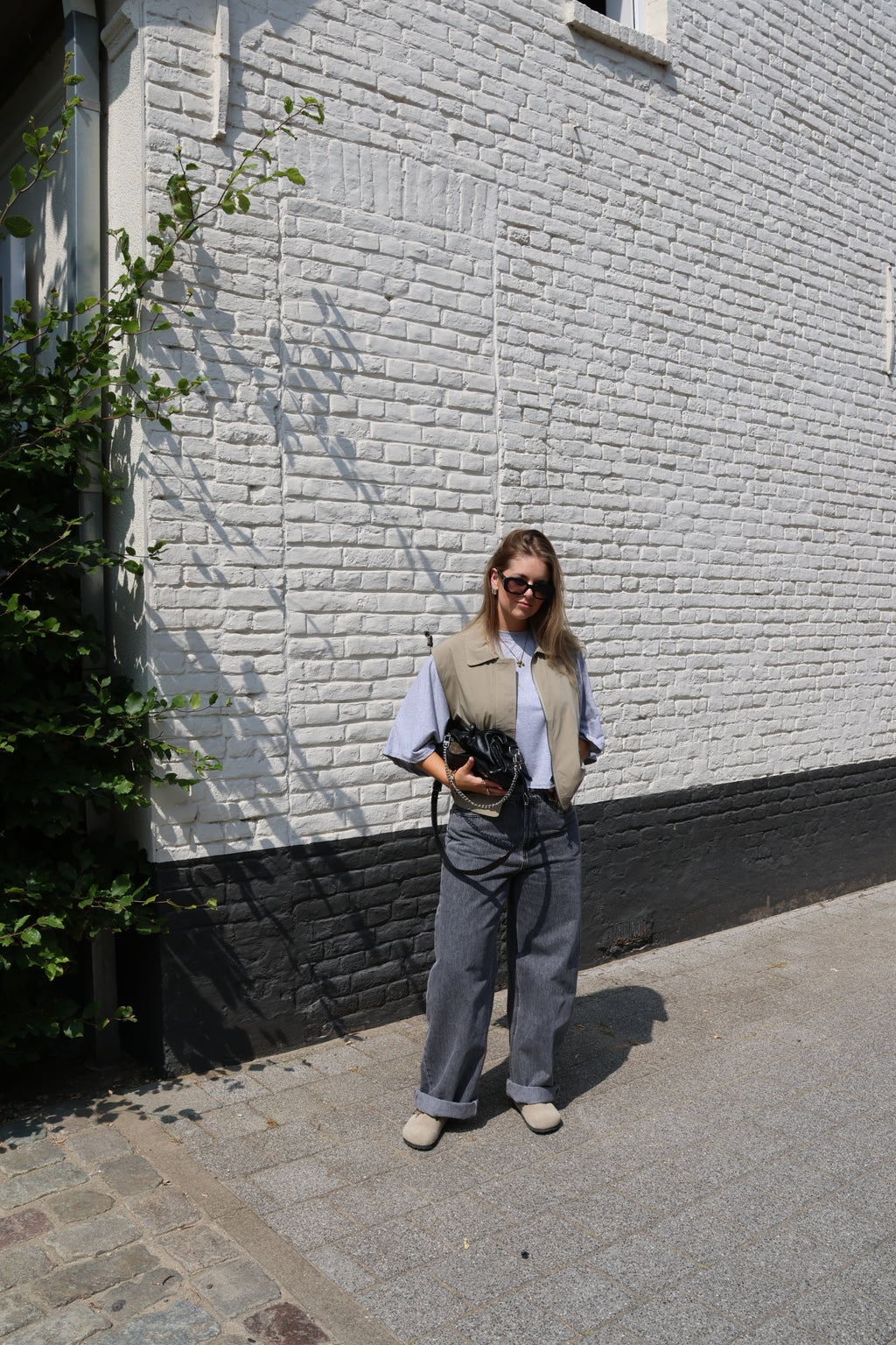 Rosanna barrel jeans grijs