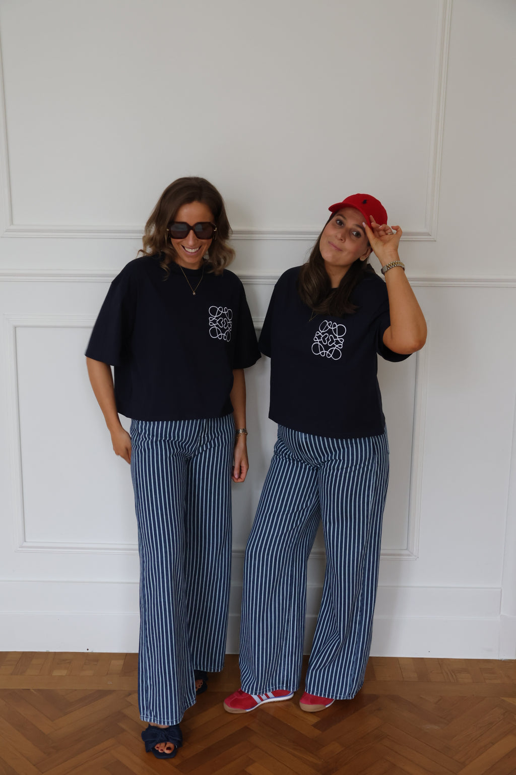 Nienke detail T-shirt marine