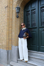 Emma cropped T-shirt marine