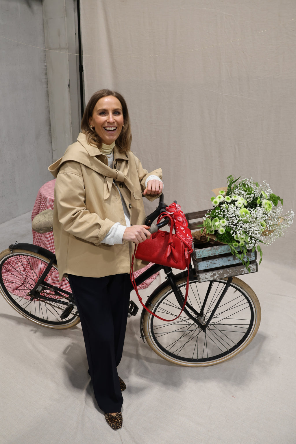 Hazel trenchcoat donkerbeige