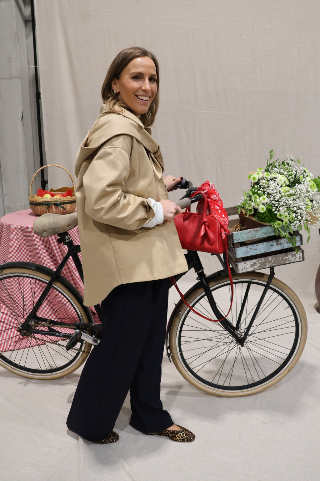 Hazel trenchcoat donkerbeige