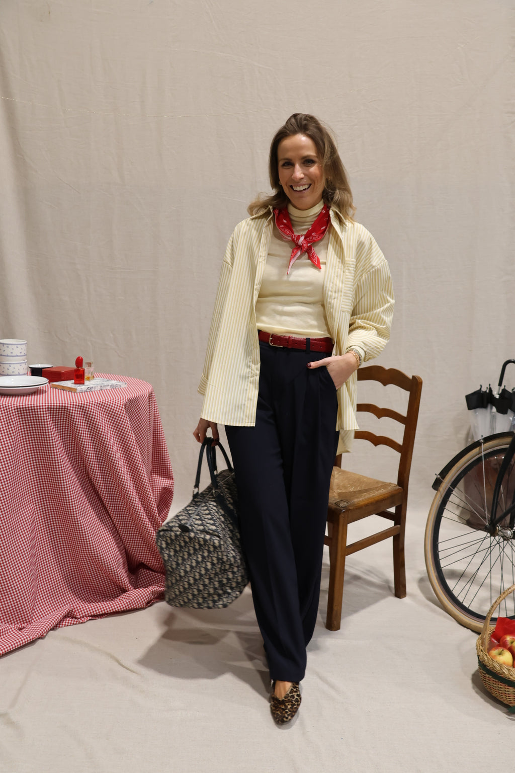 Liesel striped shirt yellow