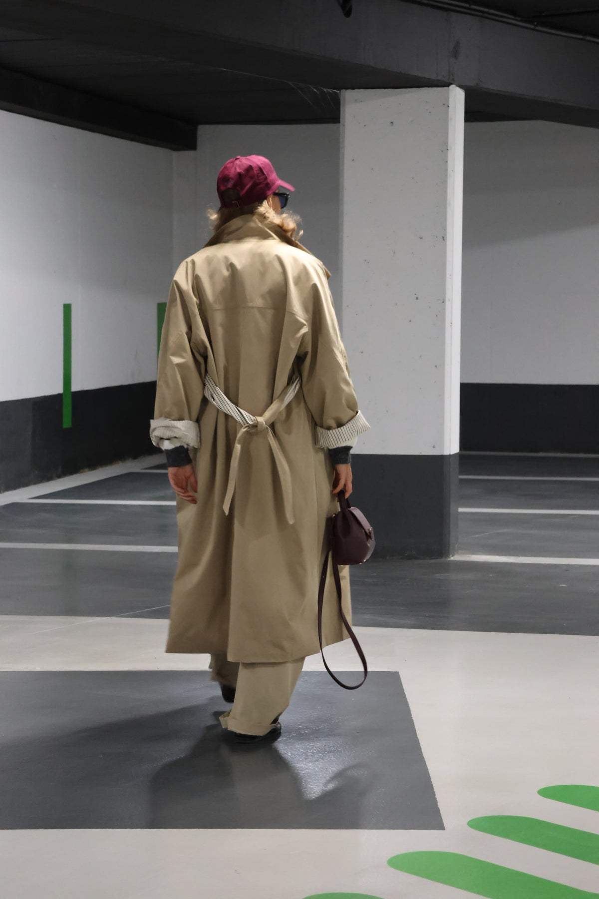 Hanna lange trenchcoat beige