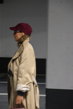 Hanna lange trenchcoat beige