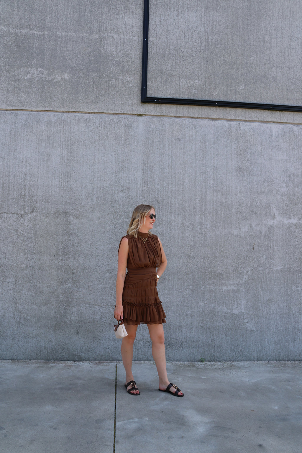 Vino jurk bruin