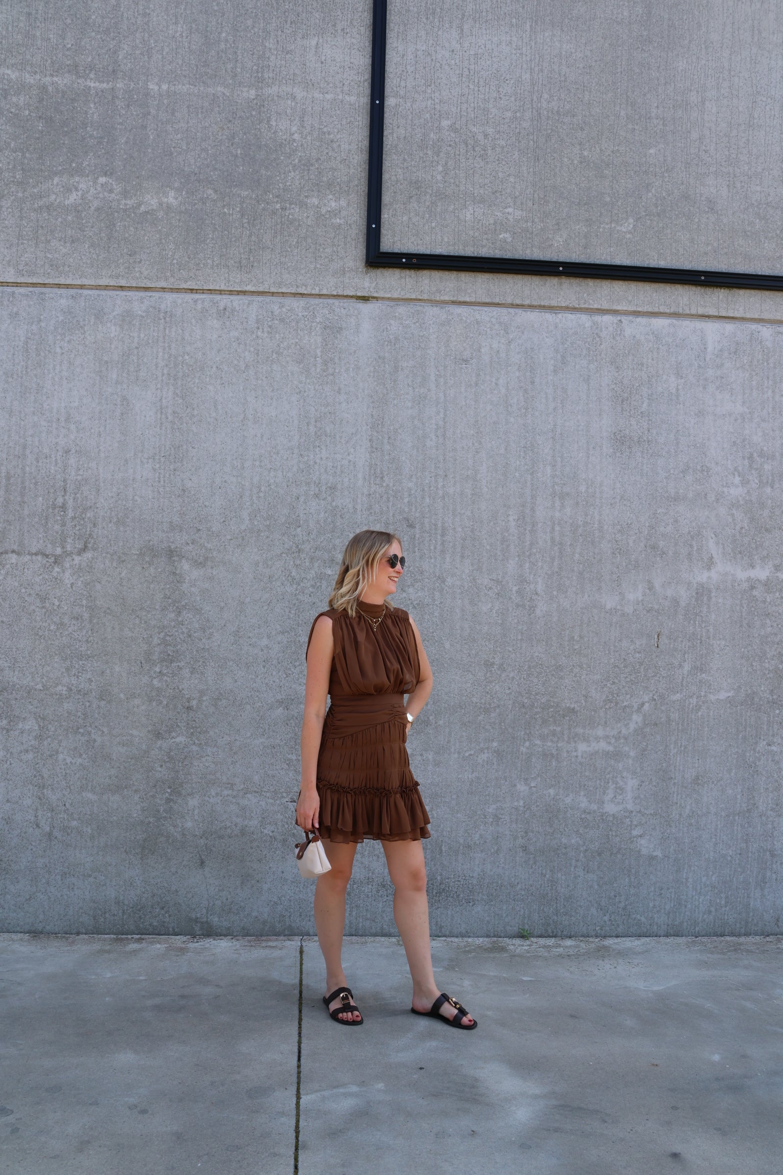 Vino jurk bruin