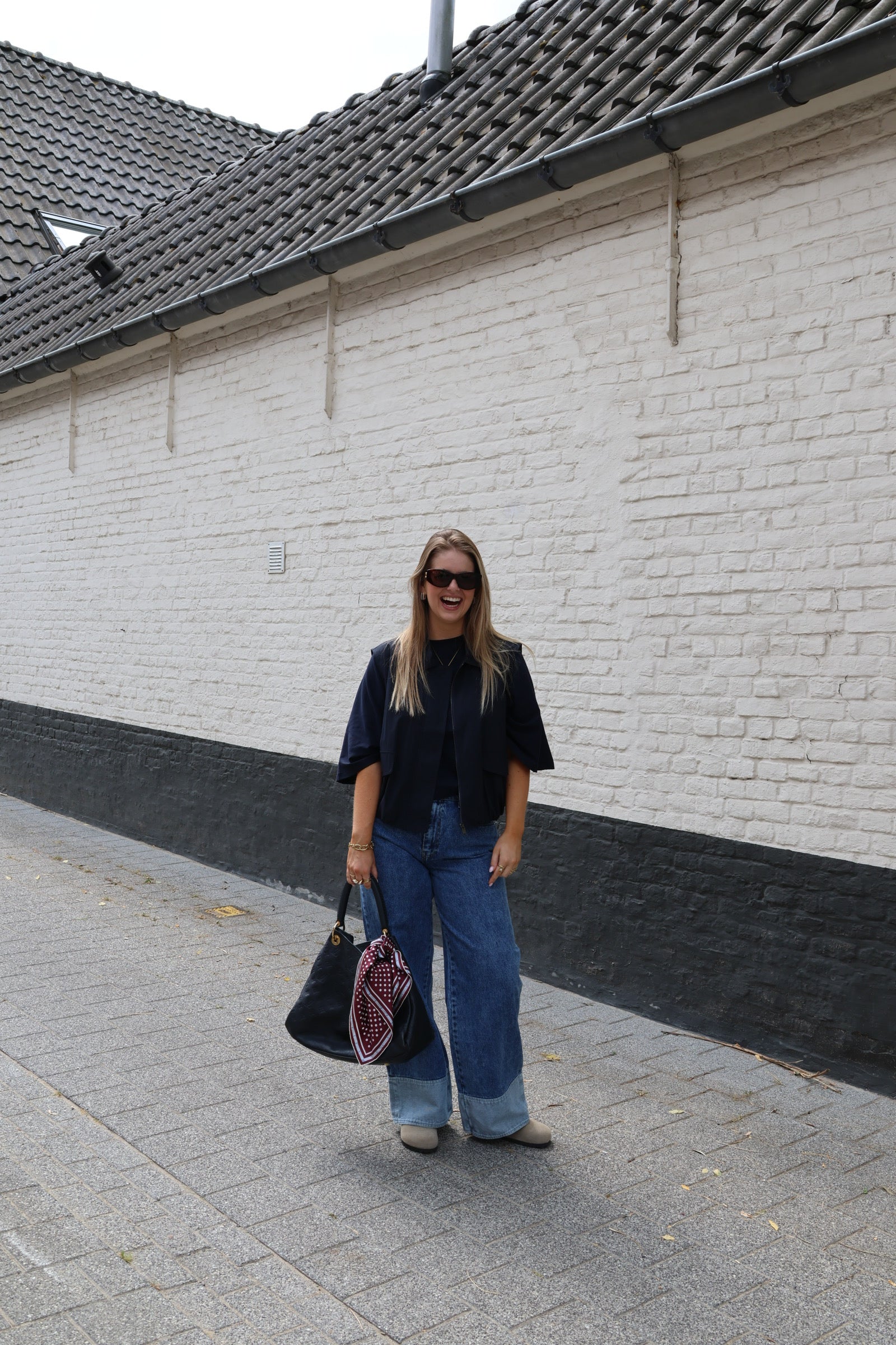 Ivy mouwloos vestje marine