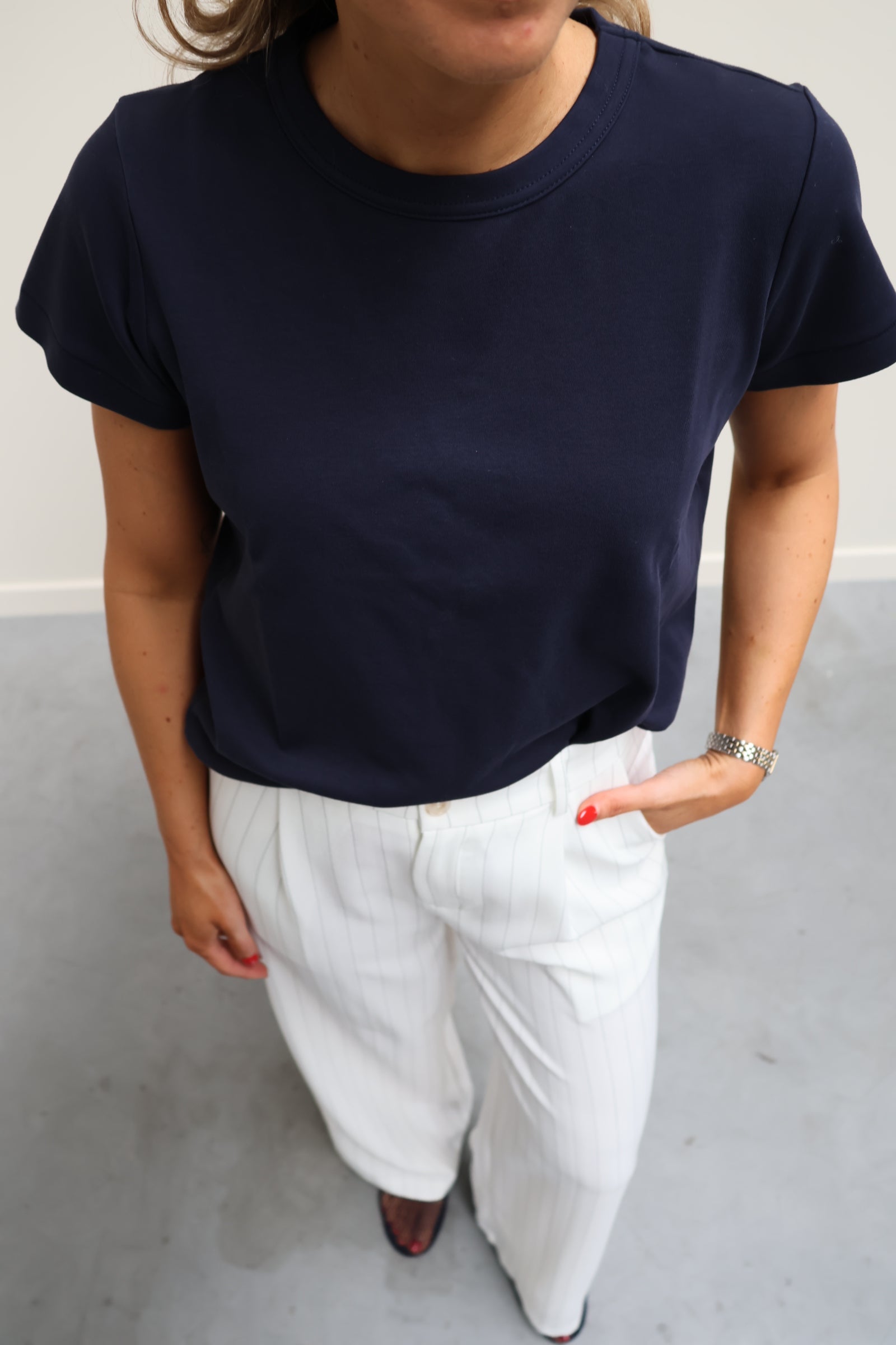 Marie musthave T-shirt marine