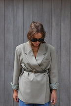 Bea oversized blazer zachtgroen