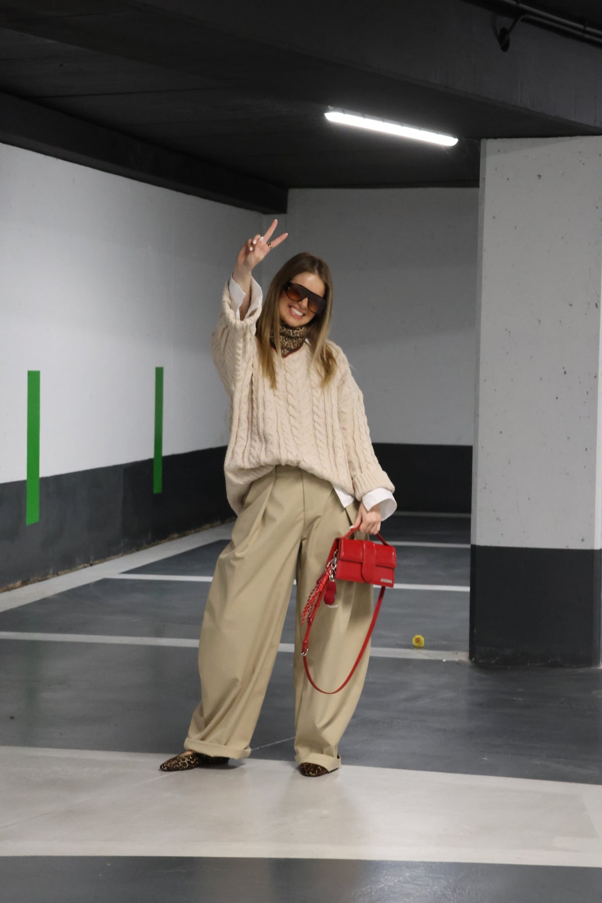 Romée cable knit beige