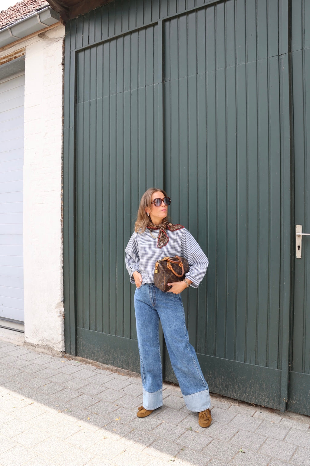 Léonie colorblock jeans