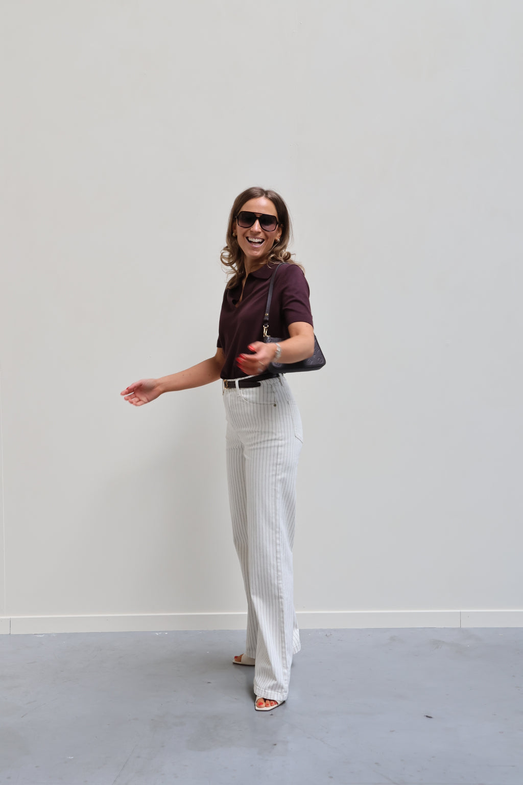 Zoé straight jeans beige