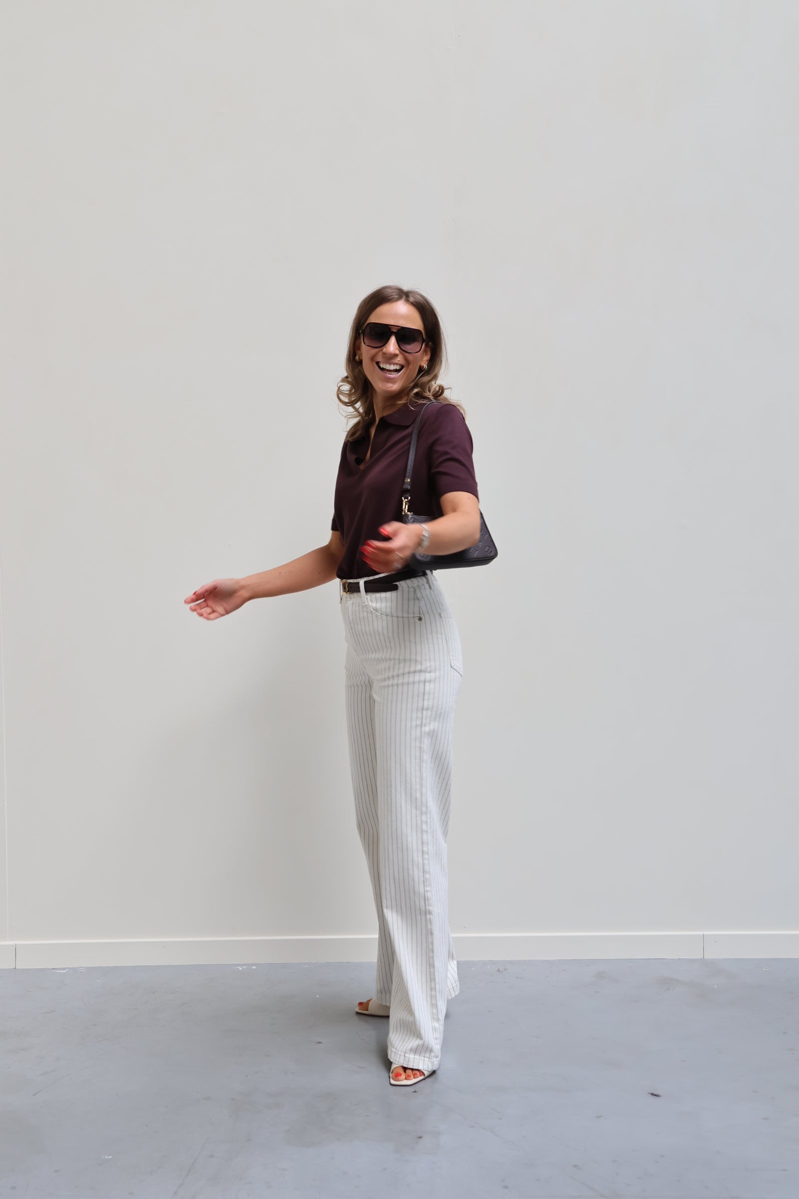 Zoé straight jeans beige