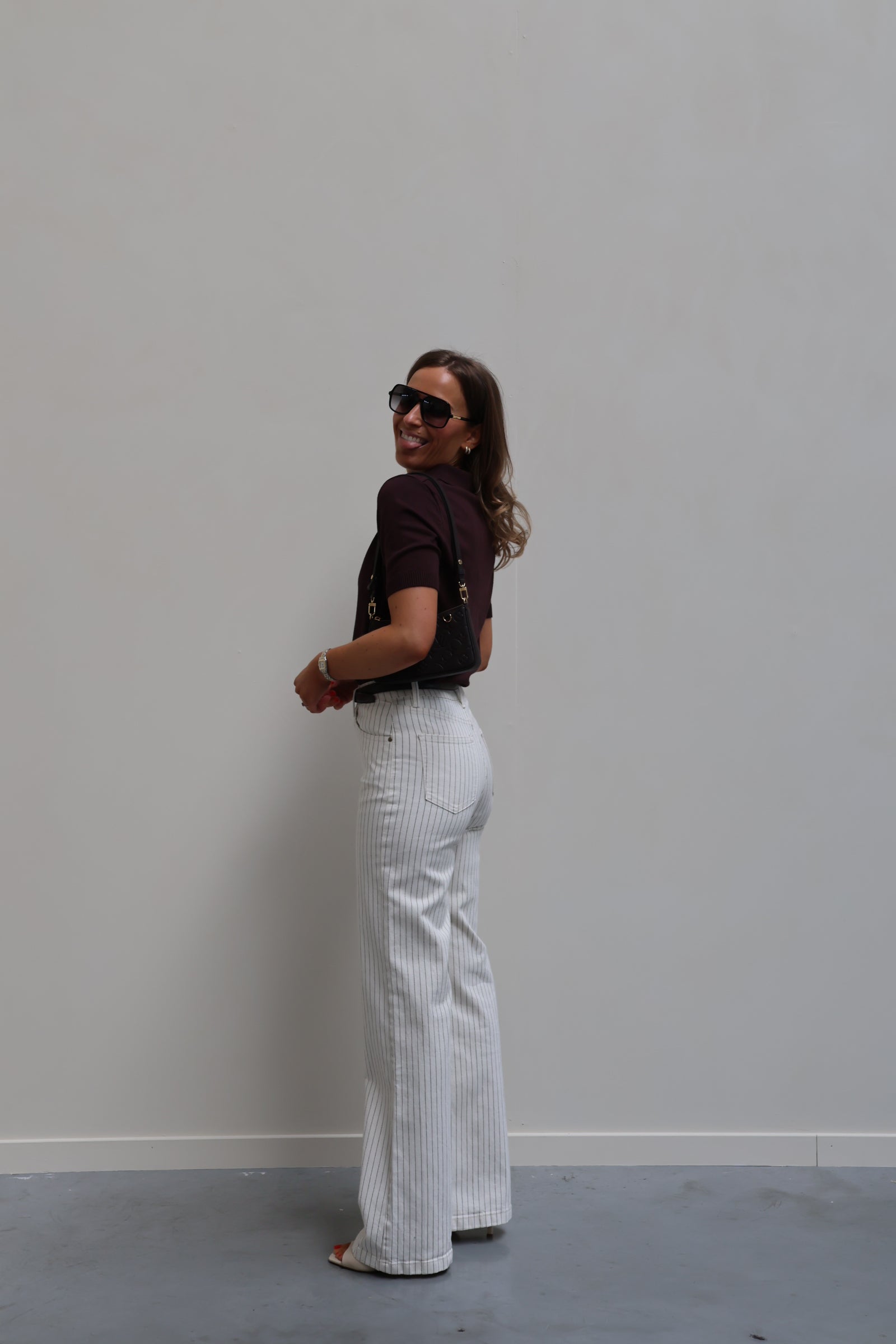 Zoé straight jeans beige