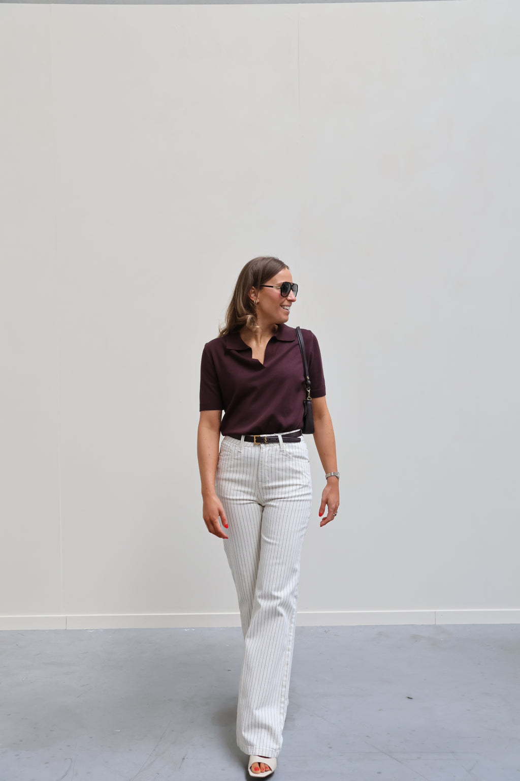 Zoé straight jeans beige