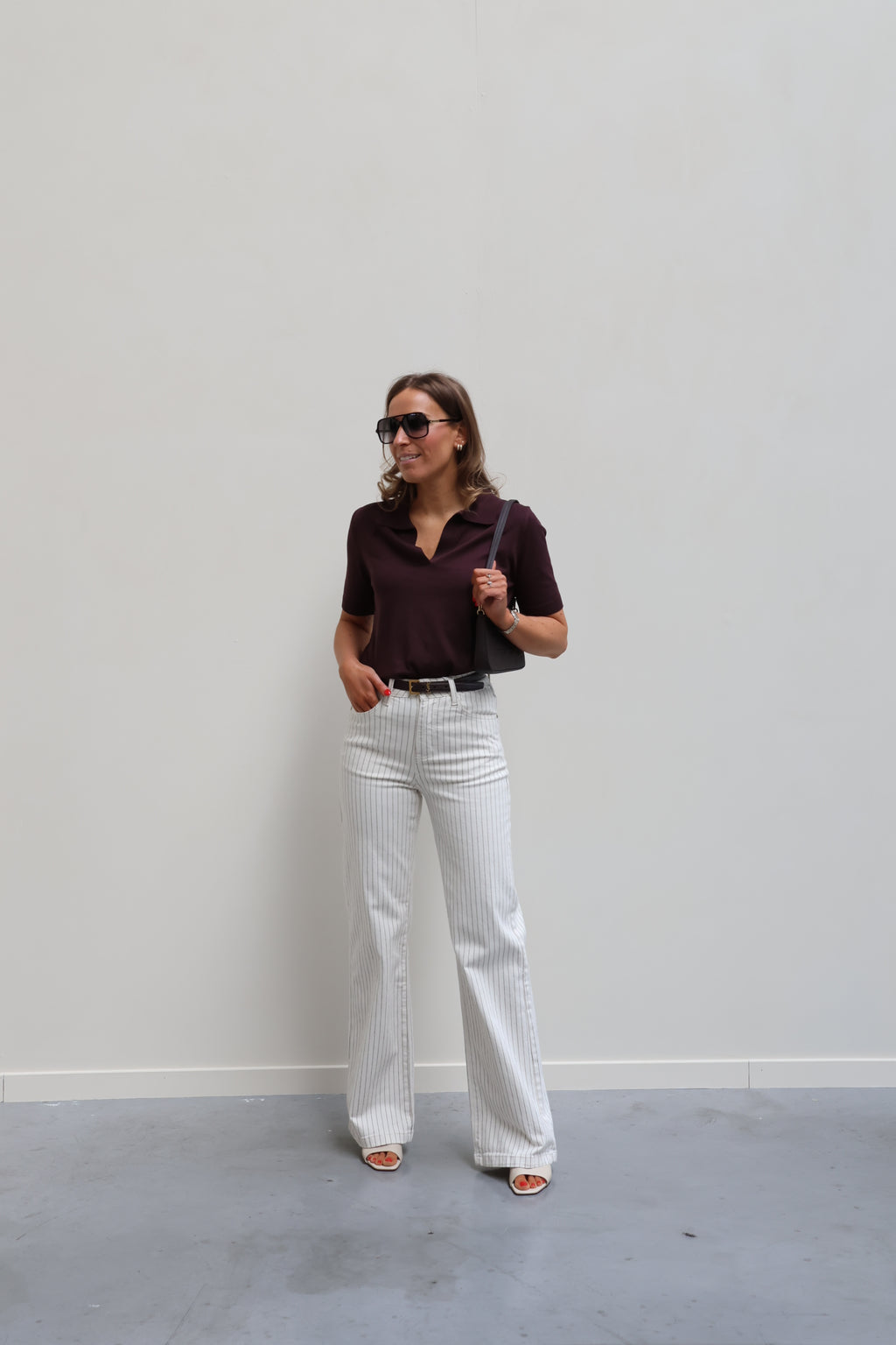 Zoé straight jeans beige