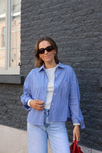 Maelle longsleeve grijs
