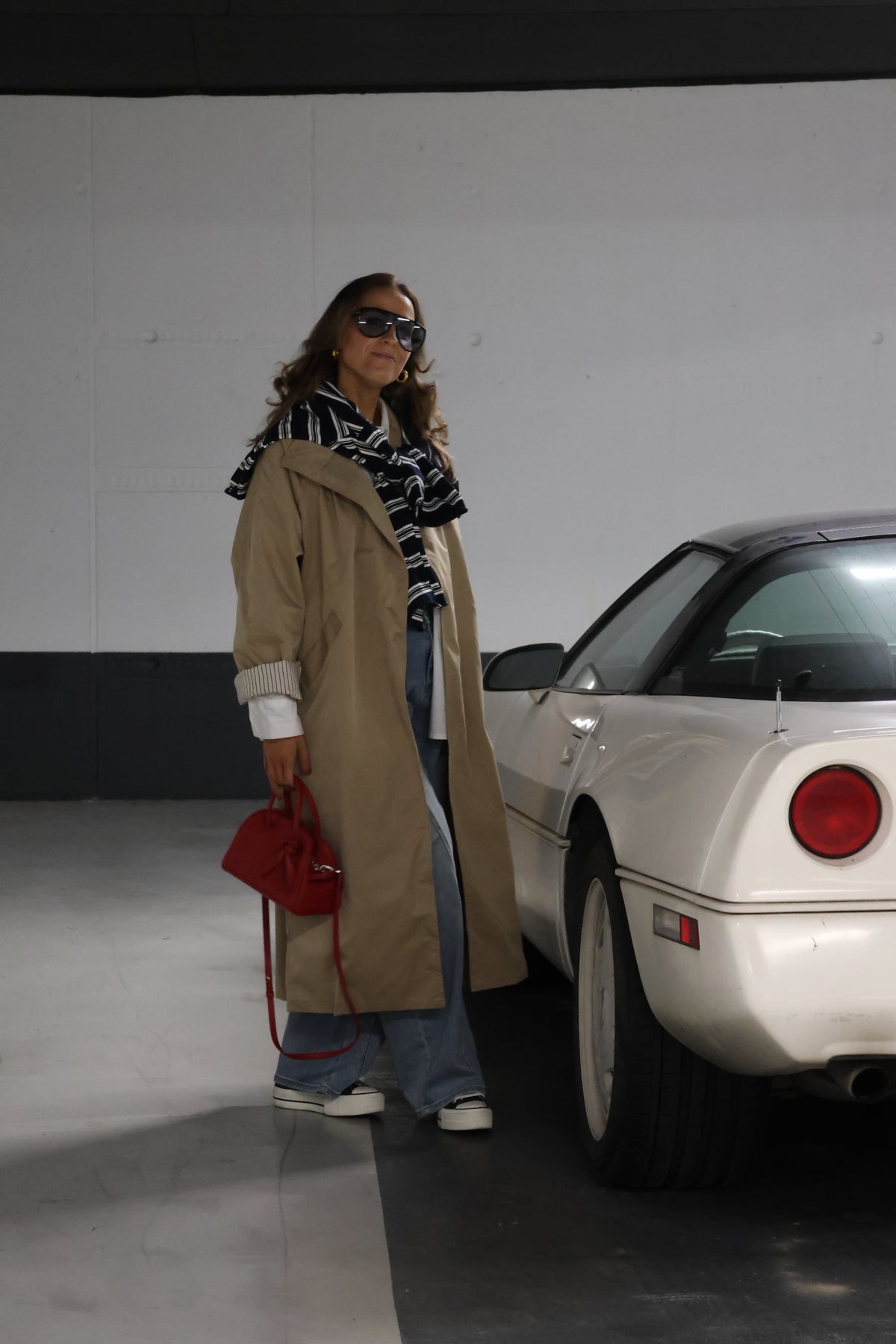 Léa gestreepte longsleeve marine