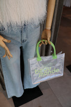 Recycled Beau Monde bag soft green
