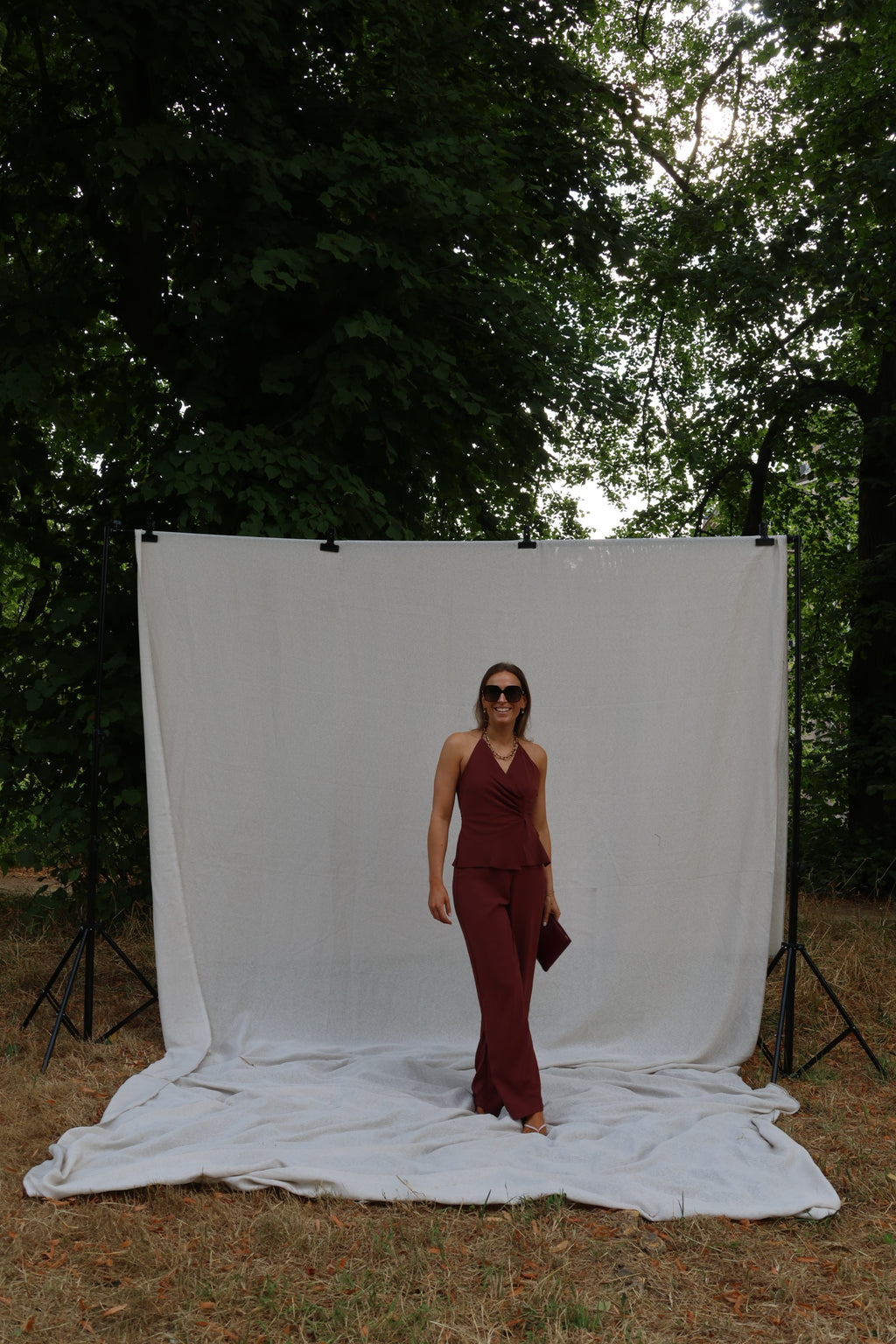 Elisa jumpsuit terracotta