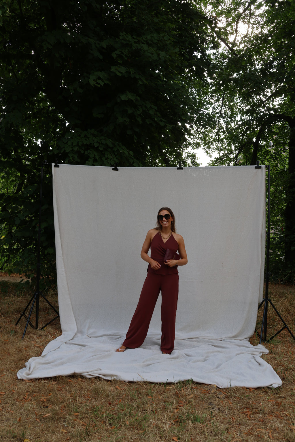 Elisa jumpsuit terracotta