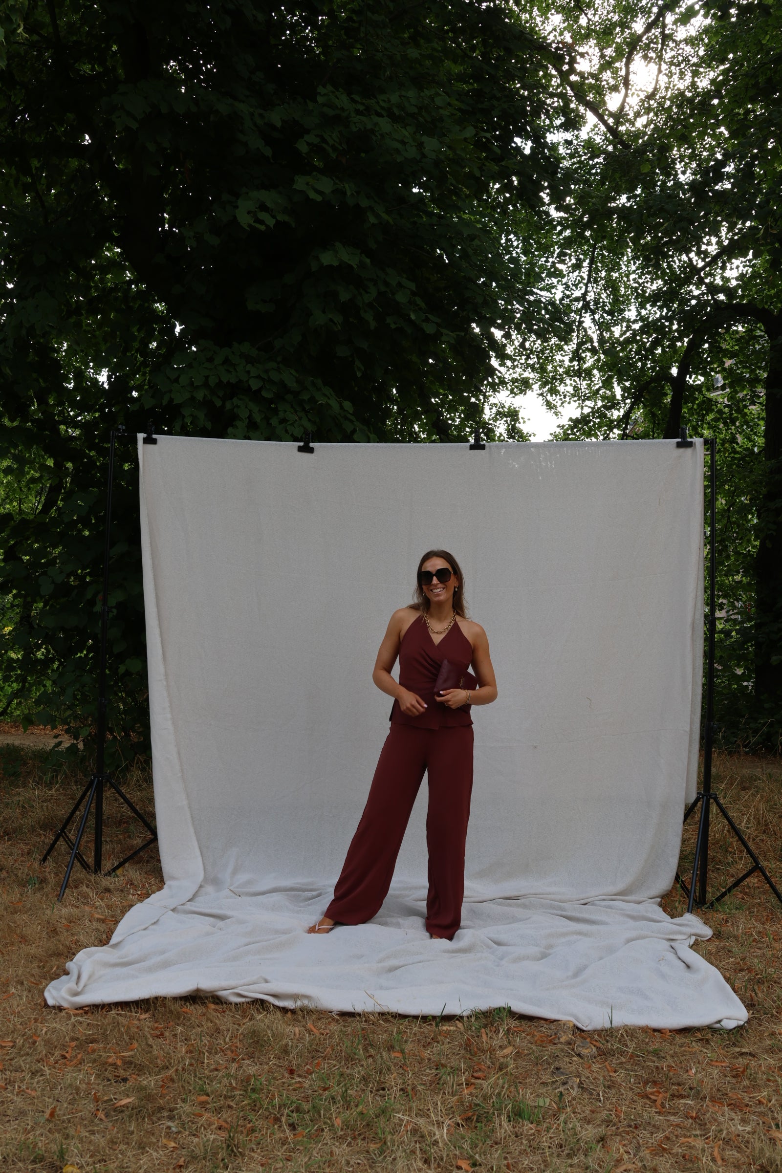 Elisa jumpsuit terracotta